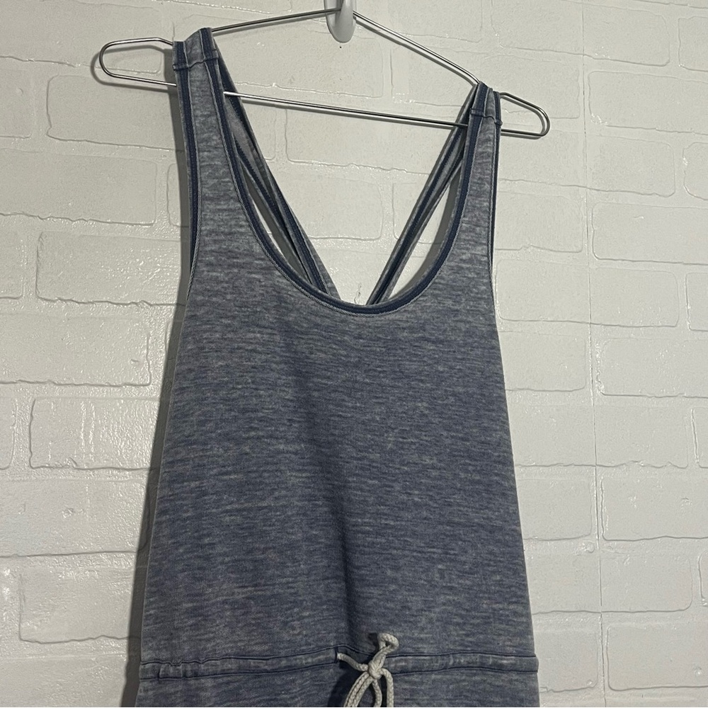 Lucky Lotus Womens Dress Casual Blue Soft Sleeveless Drawstring Waist Small - Picture 2 of 7